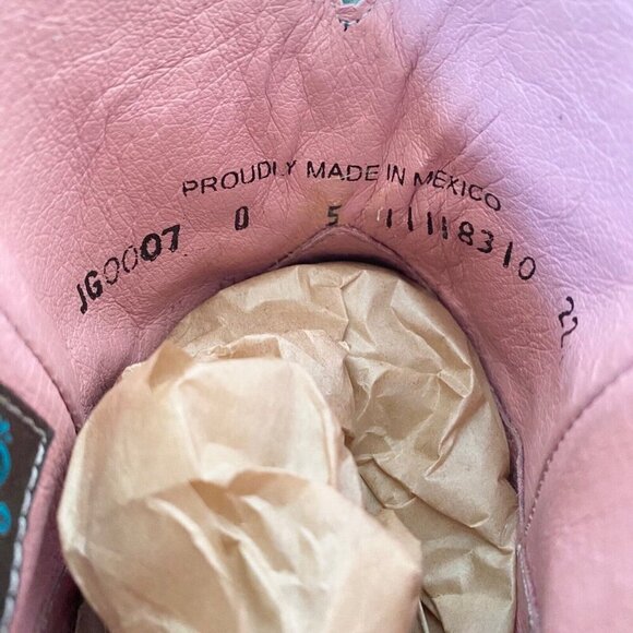 Junk Gypsy SPITFIRE Lane Boots 5  Womens Cowboy Bootie Turquoise Cowgirl Western - Picture 9 of 10